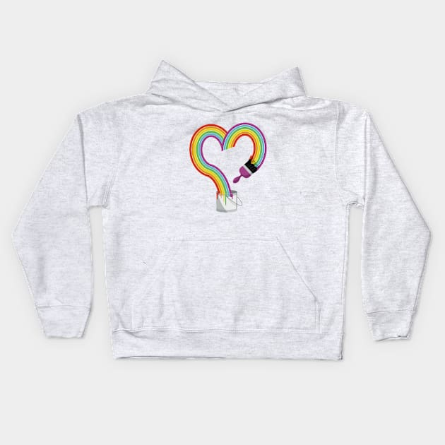 Bucket Full of Pride Kids Hoodie by JCPhillipps